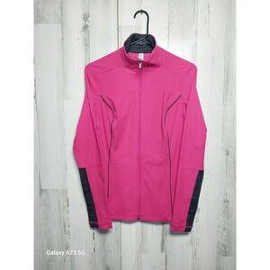 Women's Small Fitted Under Armour Pink All Season Gear Full Zip Athletic Jacket